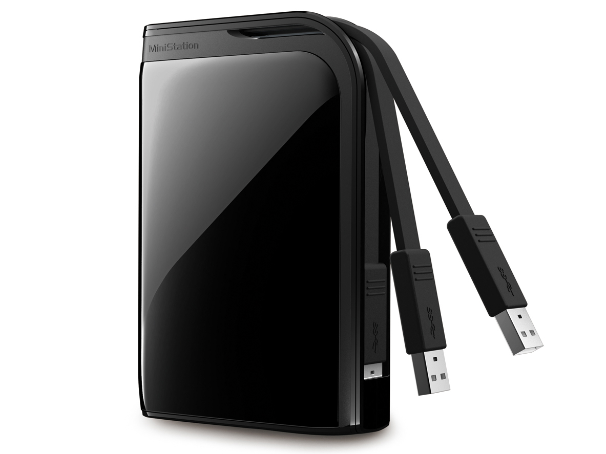 HD-PZN1.0U3B Buffalo MiniStation Extreme NFC USB 3.0 1 TB Rugged Portable Hard Drive ,Black 