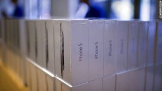 Apple iPhone 5 boxes