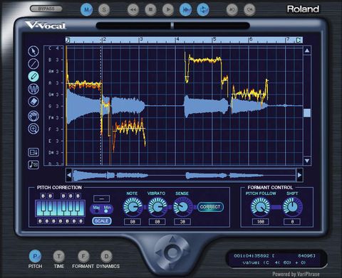 The Roland V-Vocal plug-in can now convert audio into MIDI data.