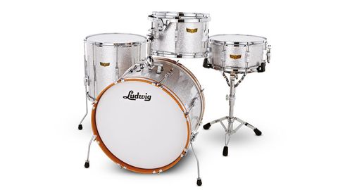 The Club Date kit recalls Ludwig's student kit of the '60s