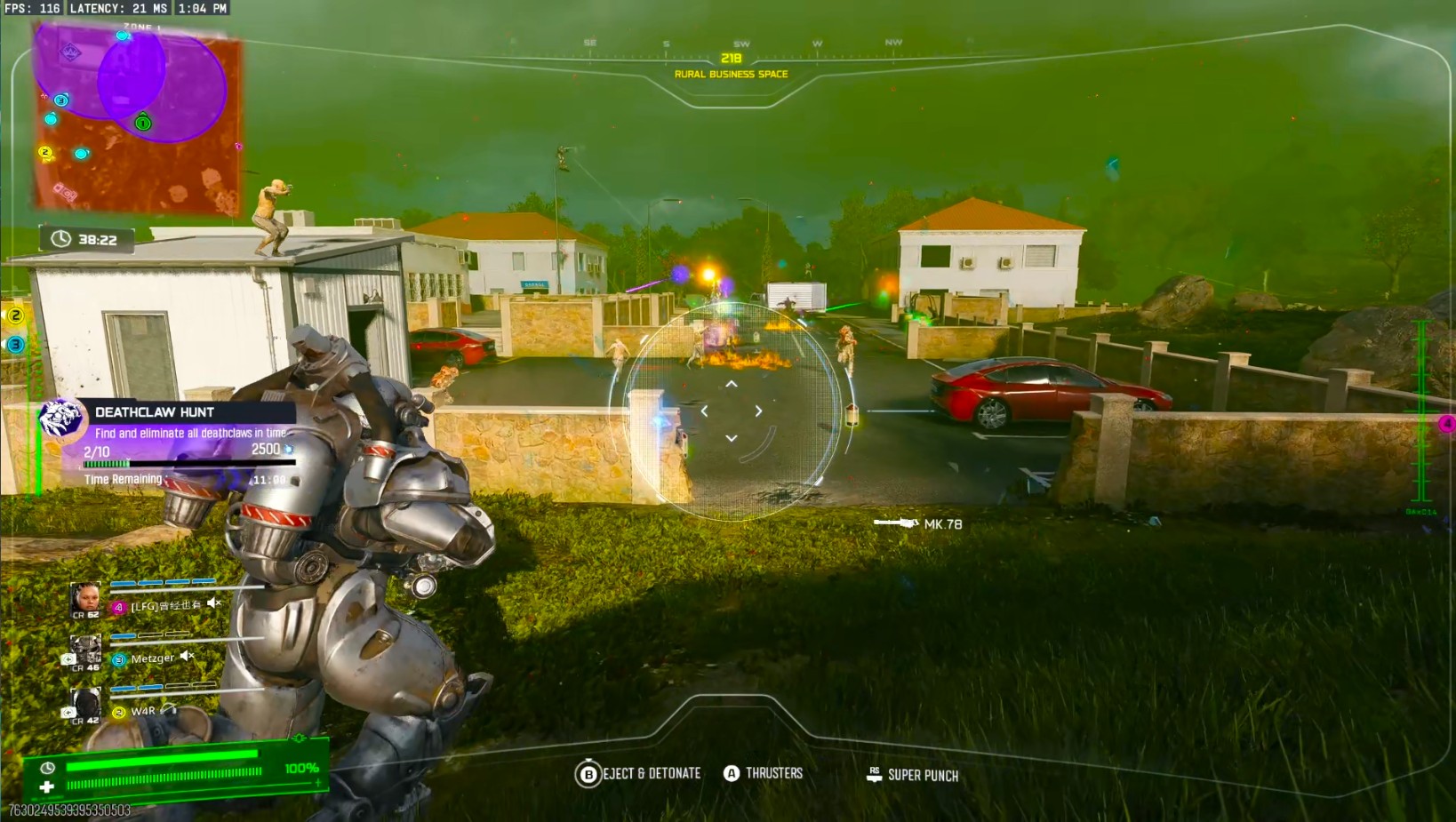 Using the Fallout Power Armor in Endgame mode in Call of Duty: Black Ops 7.