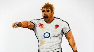 Henry Fraser rugby portrait