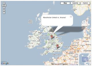 Google Maps API: Initial text bubble