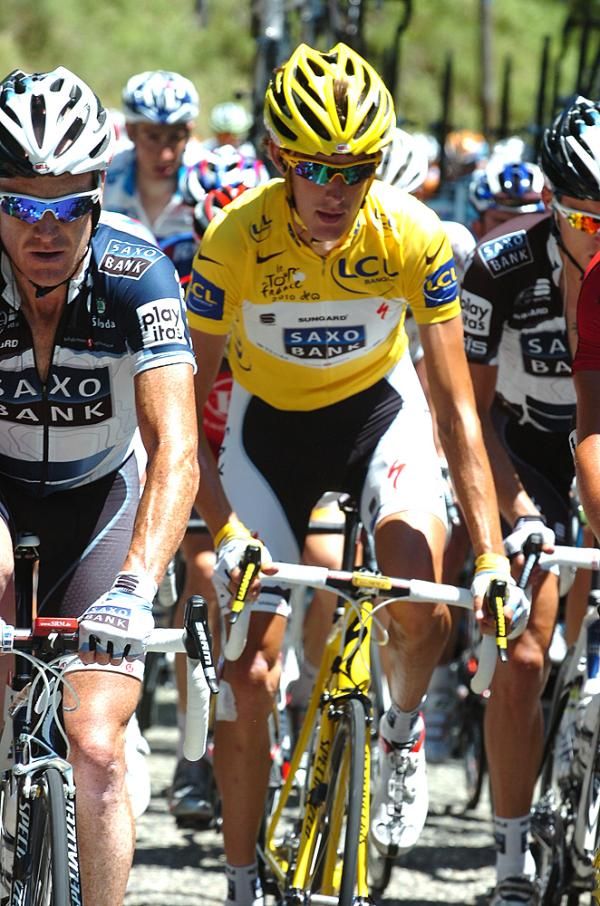 Andy Schleck (Saxo Bank) would concede the yellow jersey.