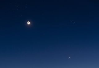 Moon, Venus and Pleiades