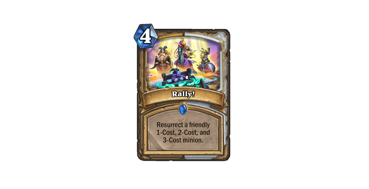A card from the Darkmoon Races mini-set