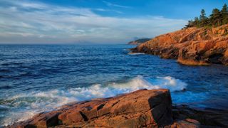 A early morning image of the Maine coast in Acadia National Park