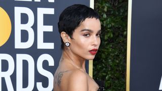 zoe kravitz with a wixie haircut