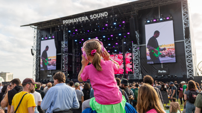 A wide shot of the crowd and stage at Primavera Sound in Porto