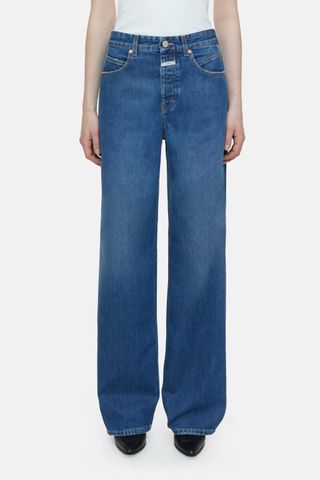 Closed + Nikka Mid-Rise Wide-Leg Jeans