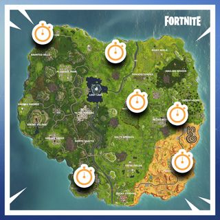 Fortnite Vehicle Timed Trials map