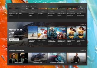 There's now a 4K UHD film section in the Windows Store, which is the right move.
