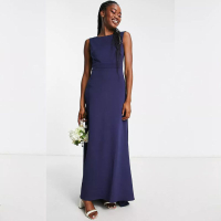 TFNC Bridesmaid bow back maxi dress, £27.50 ($33.87) | ASOS