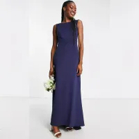 TFNC Bridesmaid bow back maxi dress, £27.50 ($33.87) | ASOS
