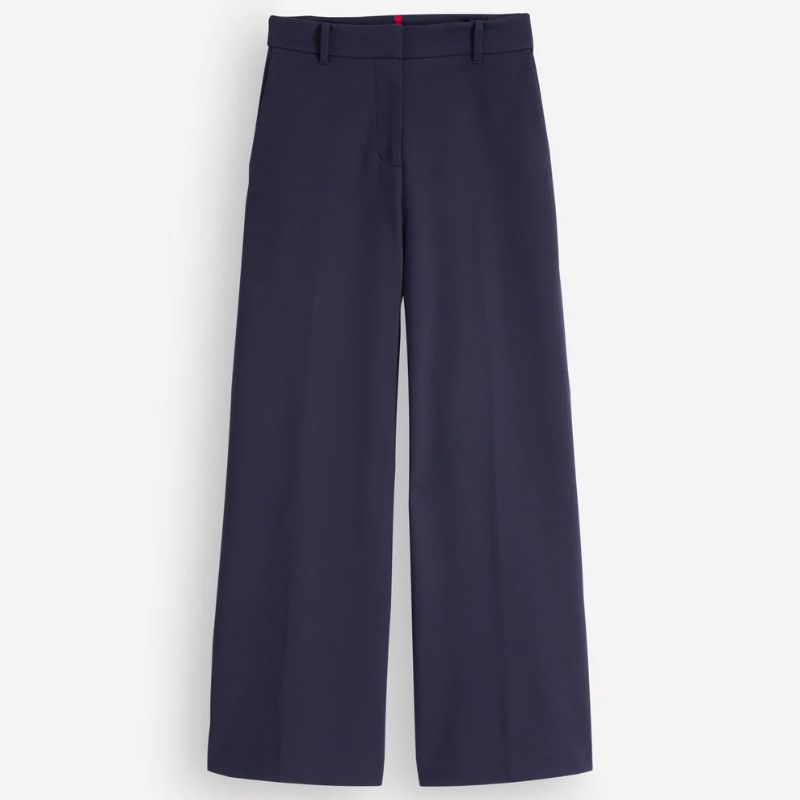 Boden, navy tailored trousers