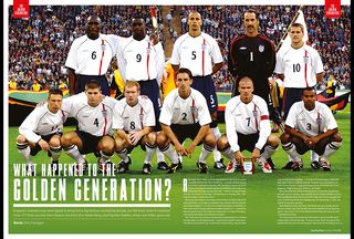 England Golden Generation FourFourTwo 314 Noughties issue
