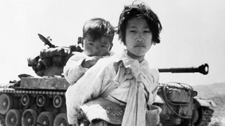 Korean Girl and Boy By Tank