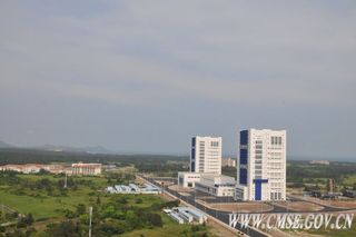 China's Hainan Launching Site is under construction. From this site, China will launch the CZ-7 rocket, which will transport Tianzhou cargo vehicles. These, in turn, will support the construction of the country's future space station.