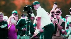 Rory McIlroy gets ready to hit a drive