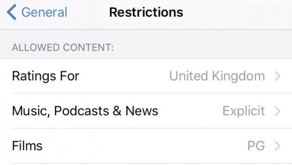 How to restrict iPhone usage