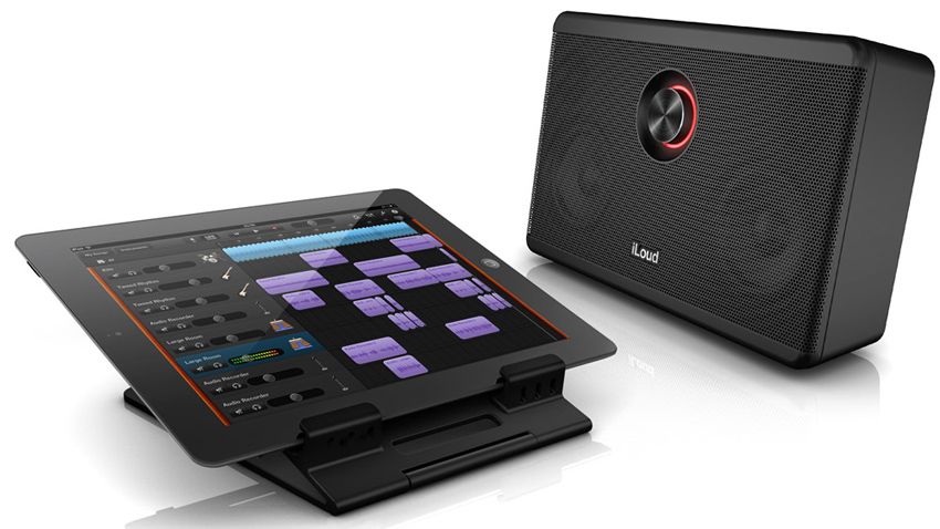 The iLoud can be used wirelessly with an iPad, or any other Bluetooth-enabled device.