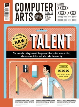 Cover design for CA's New Talent issue by Tommy Parker