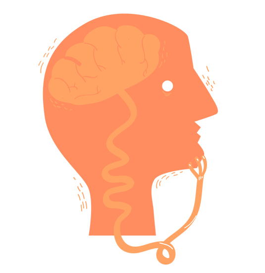 Our brains are hardwired to search for patterns - hence our instint is to follow trends. (Illustration: Adam Cairns)