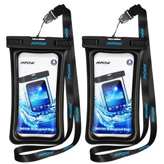 Mpow 2-pack waterproof phone pouches