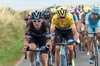 Geraint Thomas and Chris Froome on stage four of the 2015 Tour de France. Photo: Graham Watson