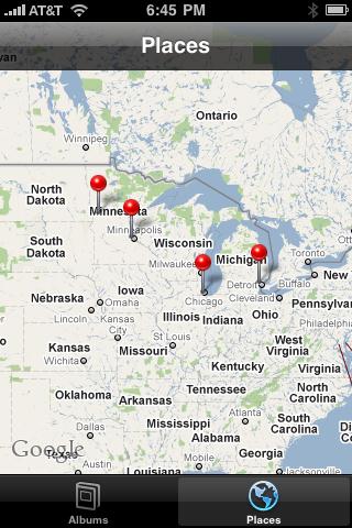 iOS 4 places