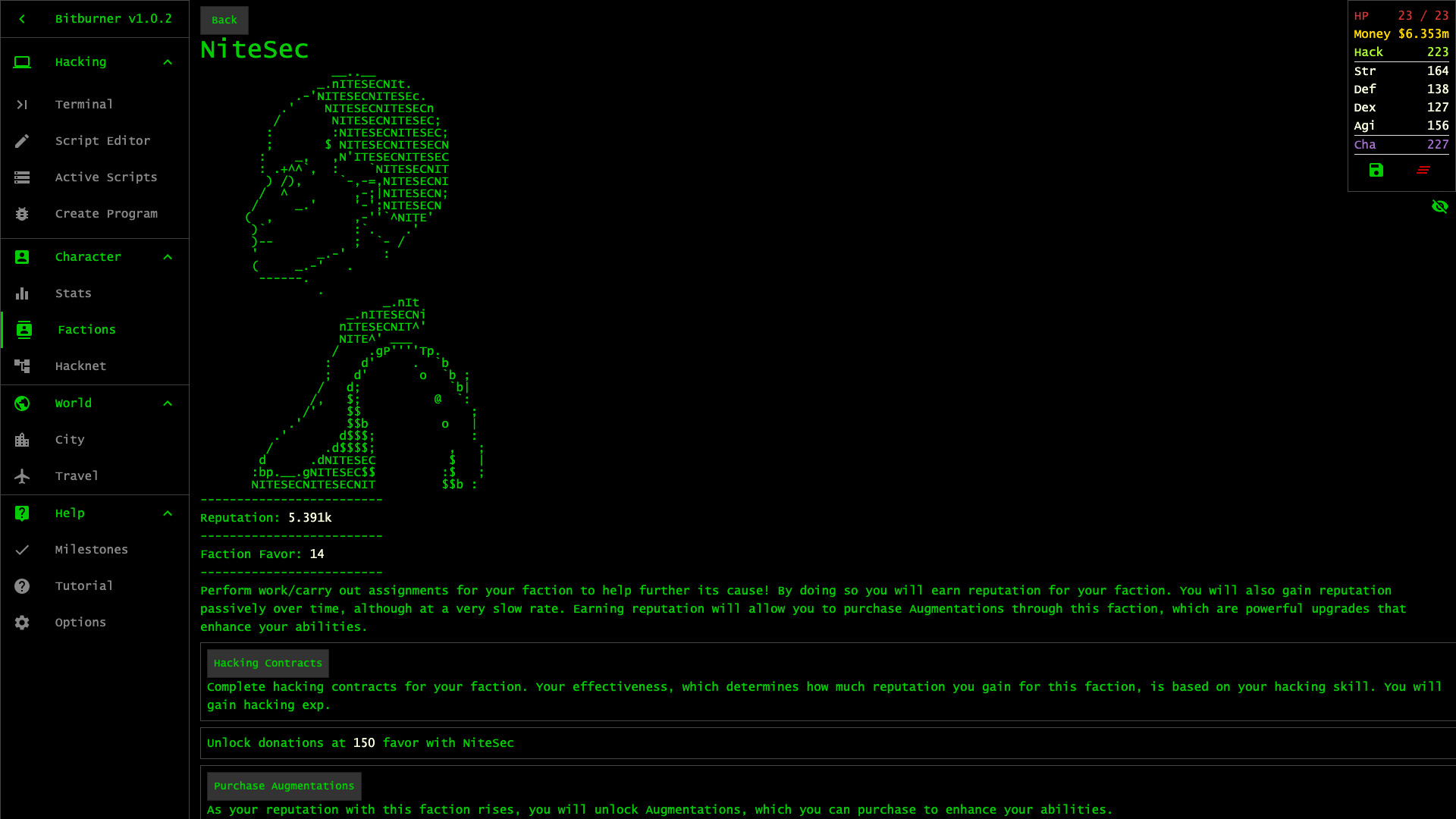 Bitburner is an idle game about hacking that teaches real