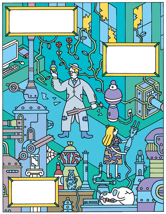 time machine illustrations