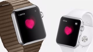 Apple Watch heart rate sensor