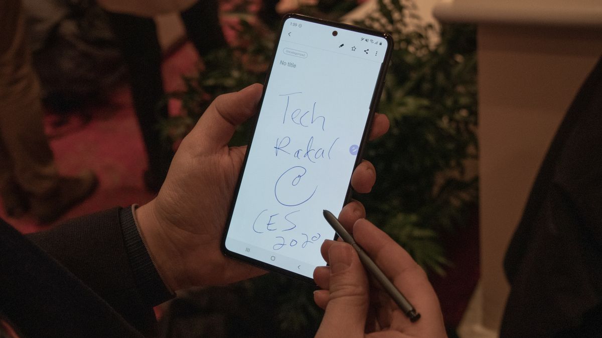 Samsung Galaxy Note 10 Lite Hands On Review Techradar