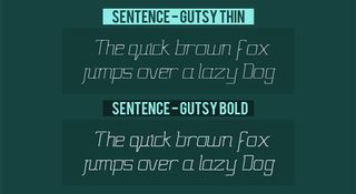 Free font: Gutsy