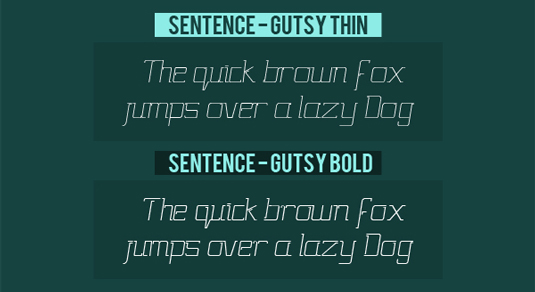Free font: Gutsy