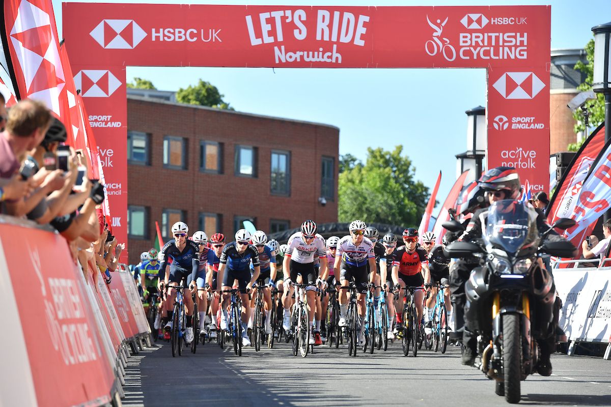 On the start line