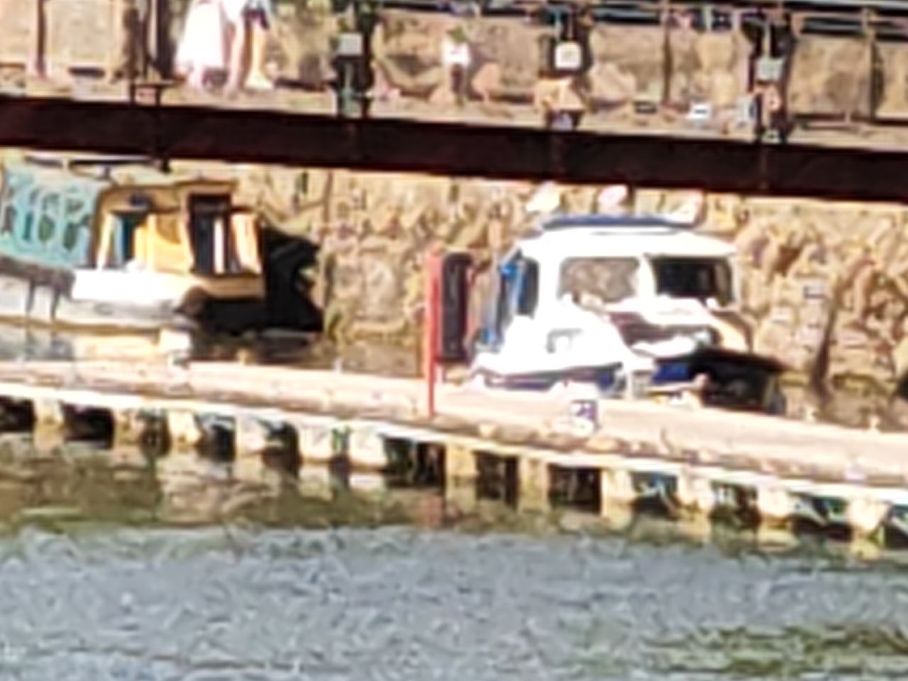 A 50x zoom shot taken on the Honor 400 Pro 50x featuring a river
