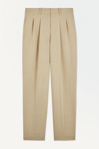 COS The Pleated Tailored Pants quiet luxury