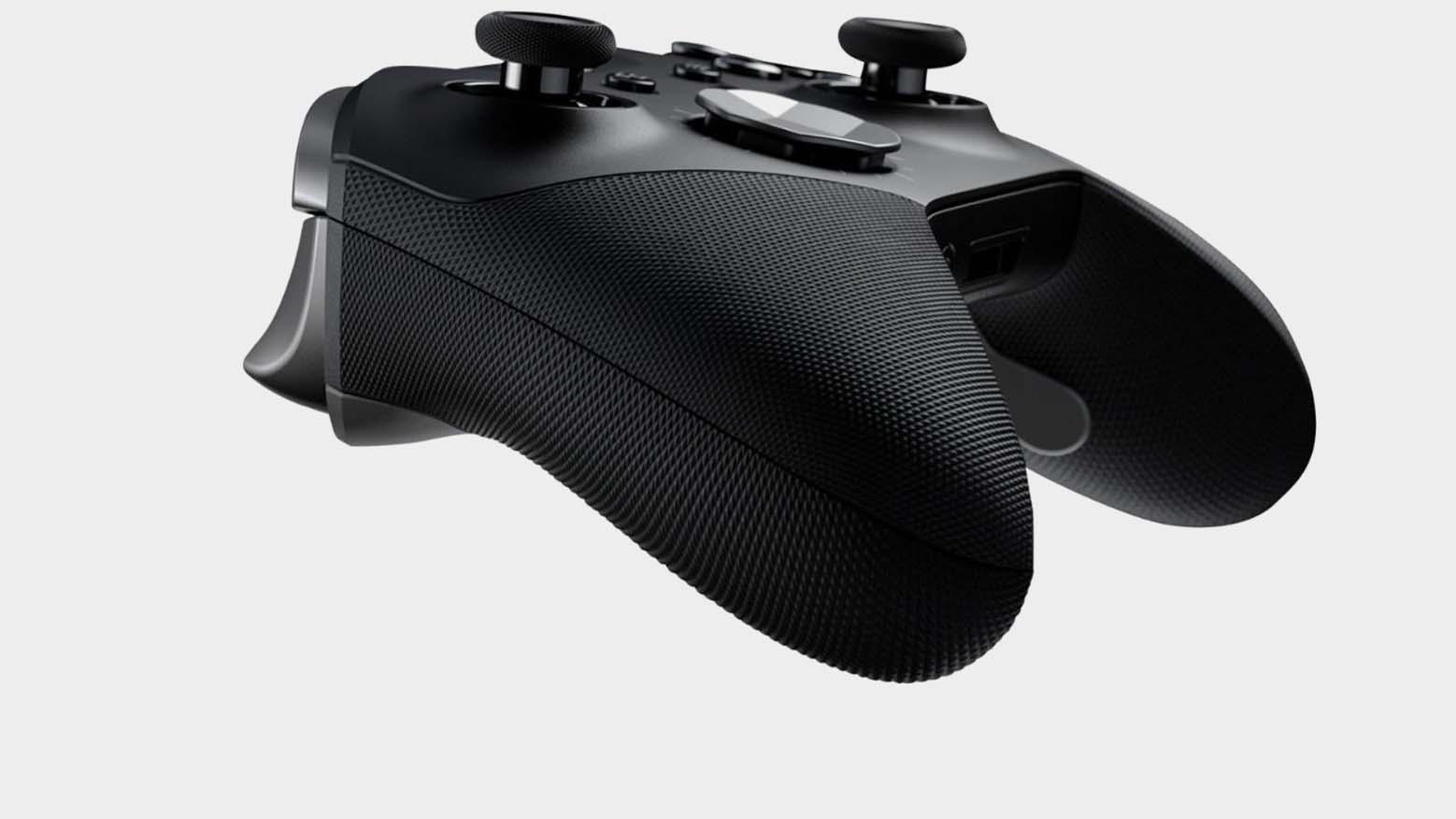Xbox Elite Wireless Controller Series 2 on a grey background.