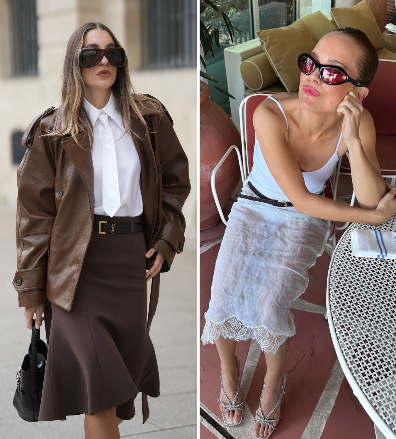 two women wearing bug eye sunglasses