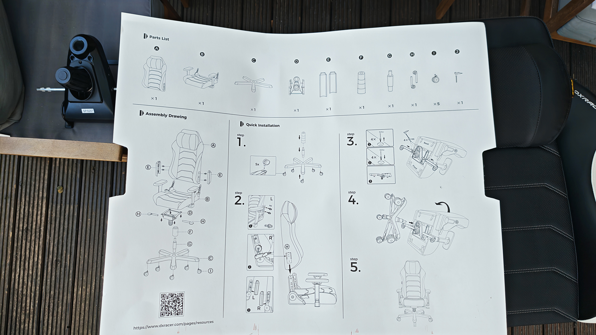 The DX Racer Master chair