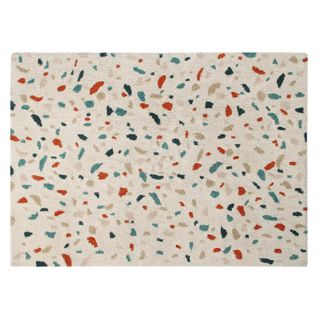 Washable Rug Terrazzo Marble