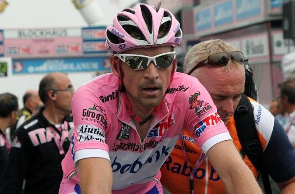 Denis Menchov (Rabobank) after finishing 4th for the stage.