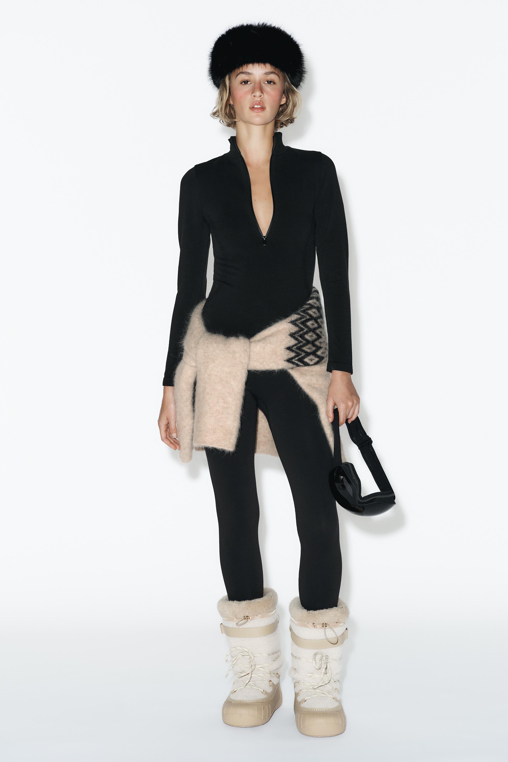 Merino Wool Blend Ski Collection T-Shirt