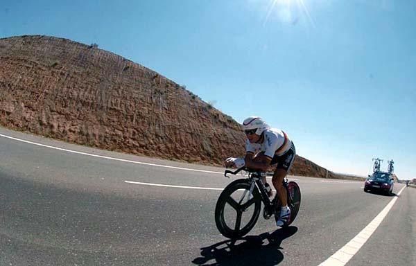 Bert Grabsch (T-Mobile) on his lonely way to victory.