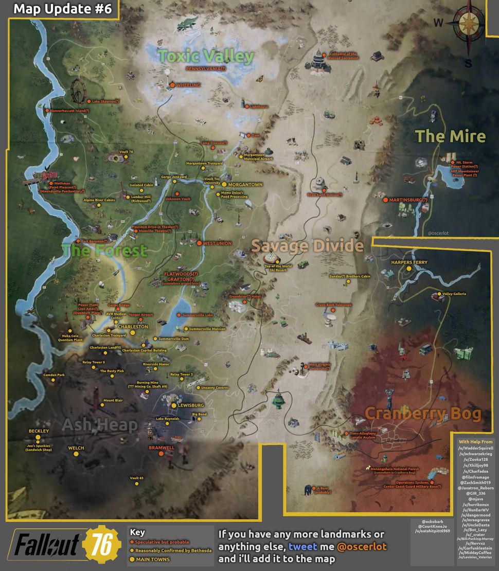 Fallout fans are building their own Fallout 76 map using scattered info ...