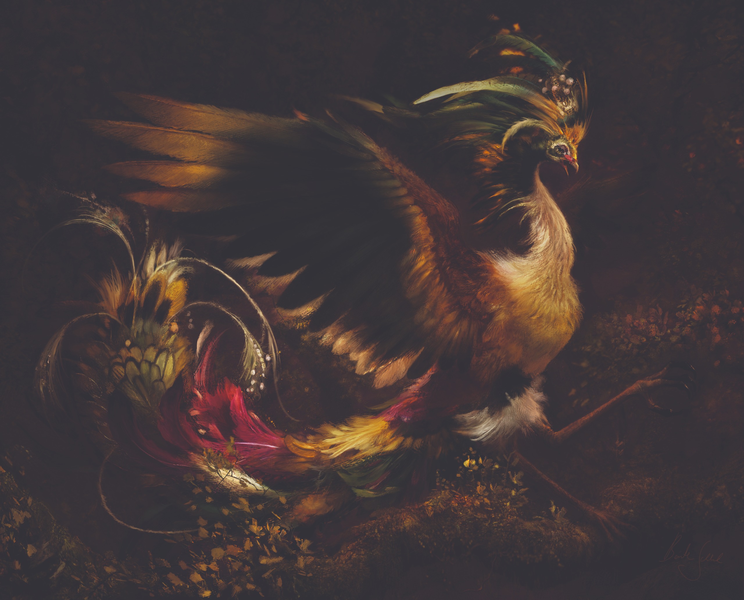 Digital art book cover by Bente Schlick