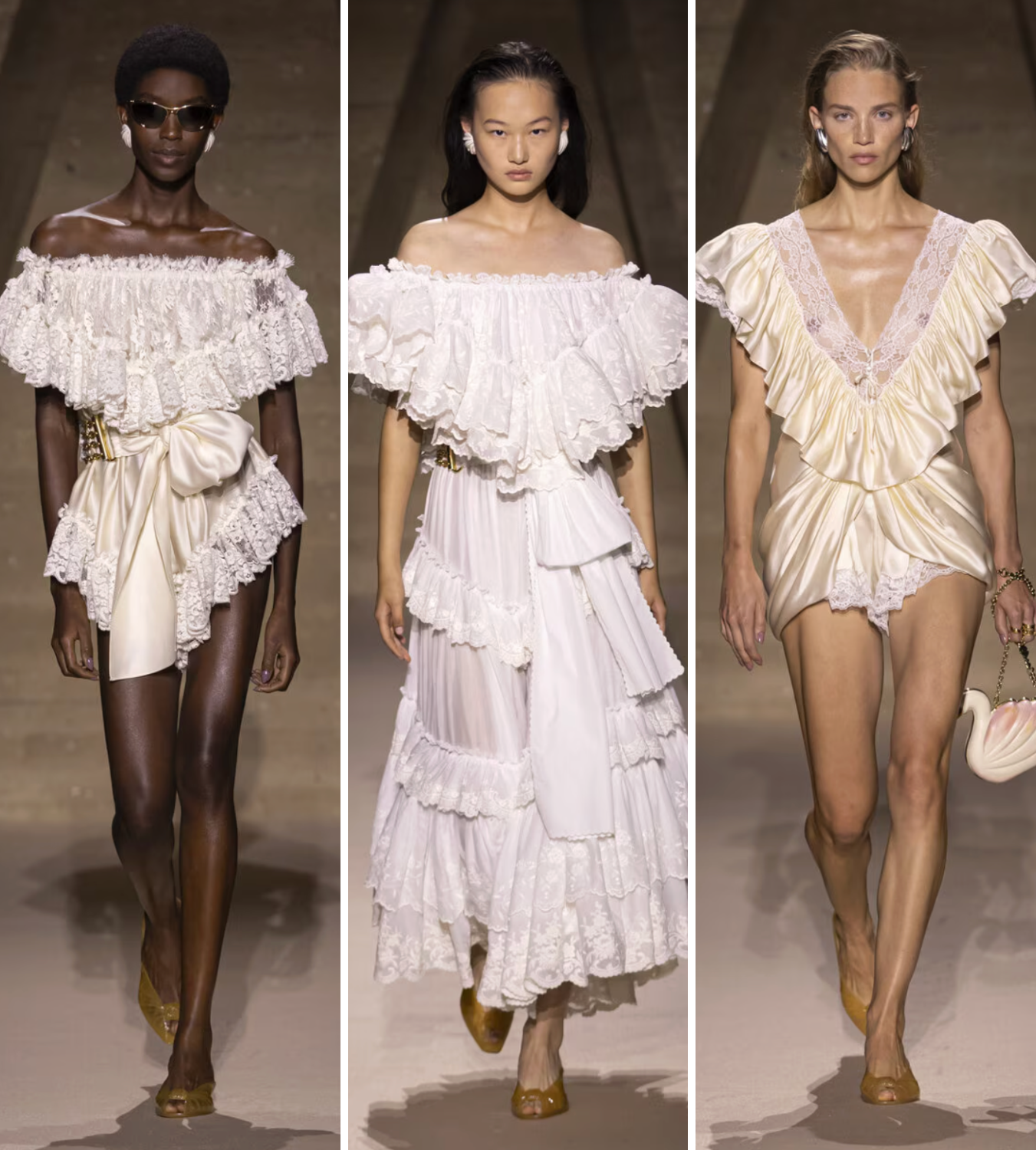 Chlo&amp;eacute; ss26 runway jelly shoes