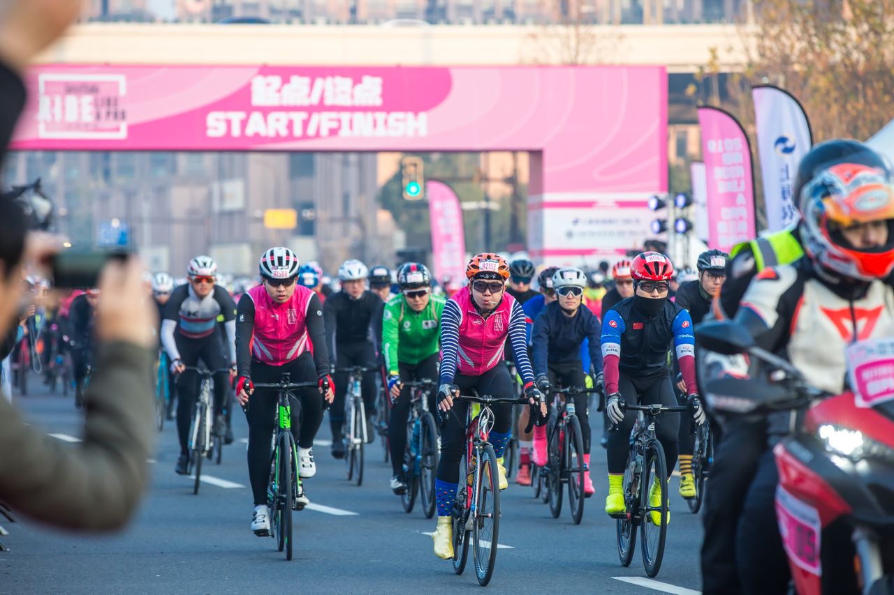 Riders enjoy the 2019 Ride Like a Pro weekend in Shanghai, China